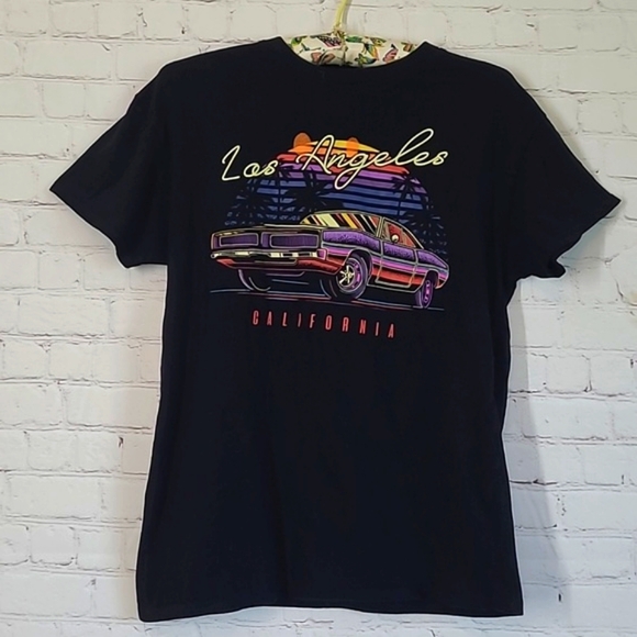Brisco Los Angeles California CA LA Classic Car Charger Impala Tee Tshirt Size M - Picture 4 of 12
